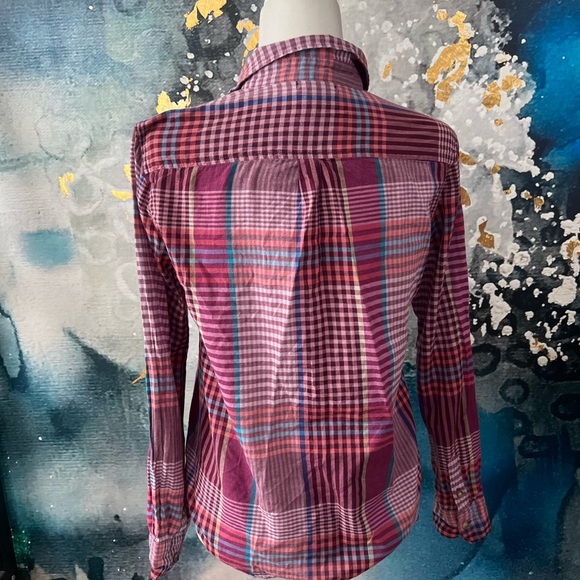 BDG | Lightweight Plaid Button Up Shirt - Picture 3 of 7